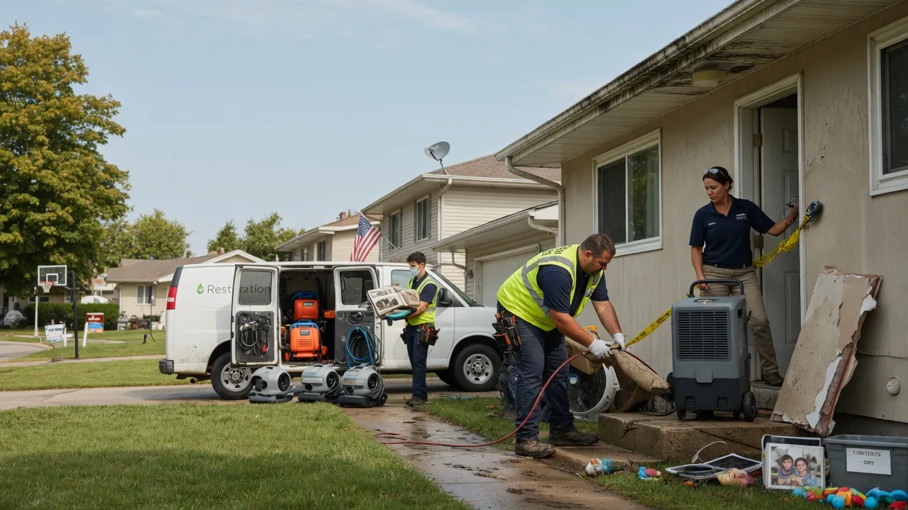 Water Damage Restoration in West Salem, IL near me